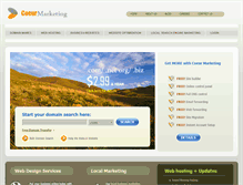 Tablet Screenshot of coeurmarketing.com